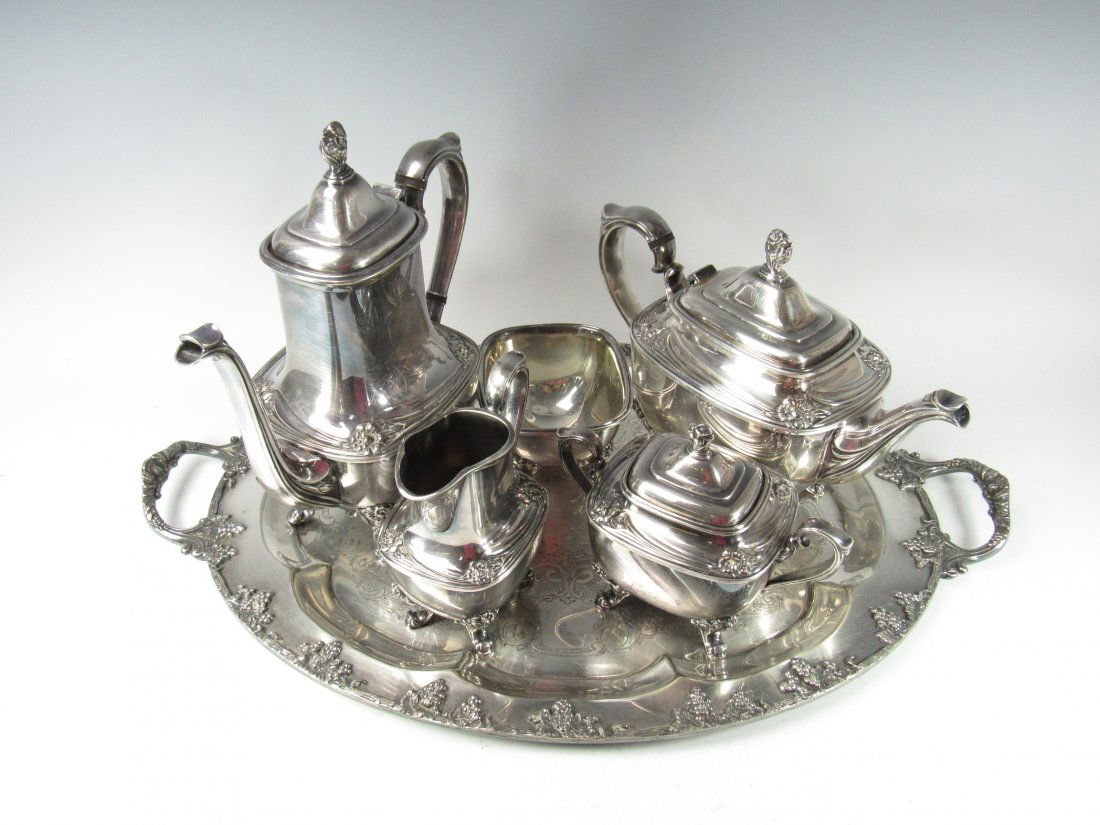6 Piece 1847 Rogers Bros Silverplate Daffodil