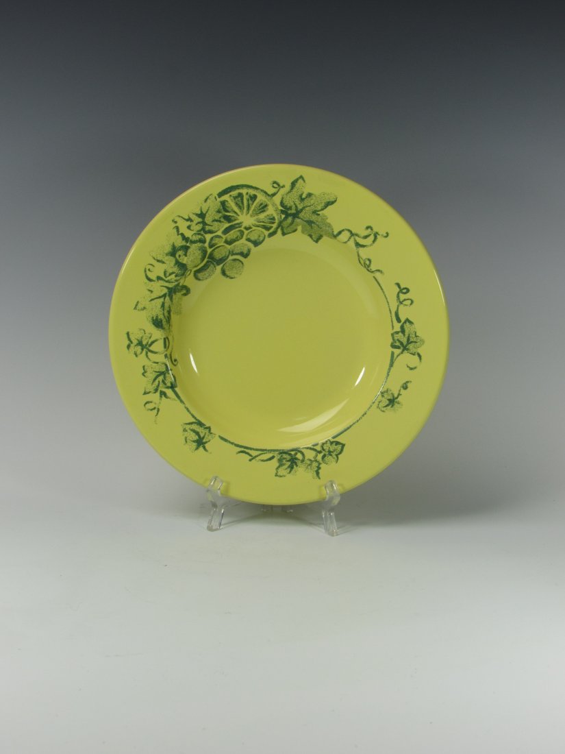 Thirteen (13) Ceramiques Elchinger France Soup Plates: Thirteen (13) Ceramiques Elchinger France Soup Plates. Faienciers En Alsace Depuis 1834. Good Condition. Measures 9-1/2" Diameter.