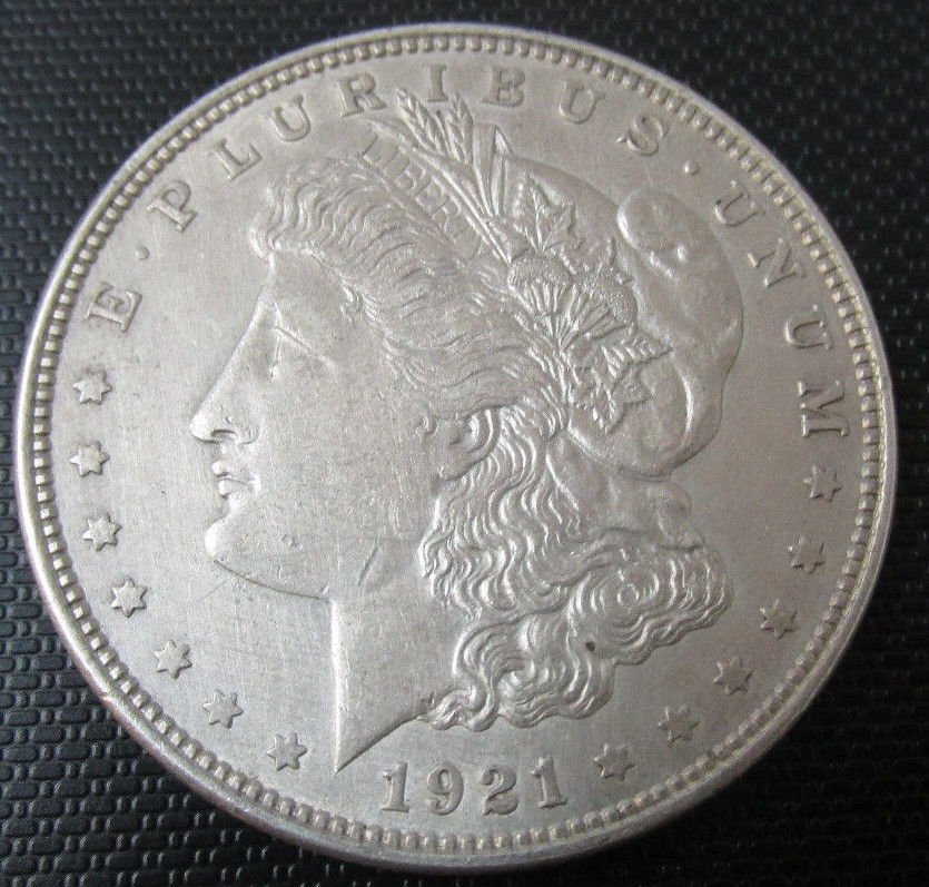 1921 $1 Morgan Silver Dollar (1 of 2)