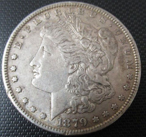 1879 Morgan Sterling silver dollar (1 of 2)
