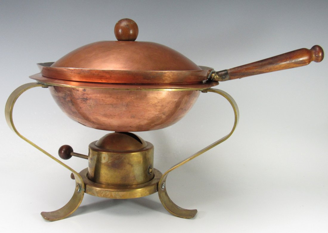 Maxwell Phillip Co. Inc Copper Skillet & Heating Base (1 of 8)