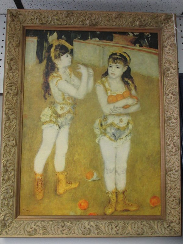 Renoir Pierre-Auguste print on canvas Circus Girls 1879 (1 of 5)