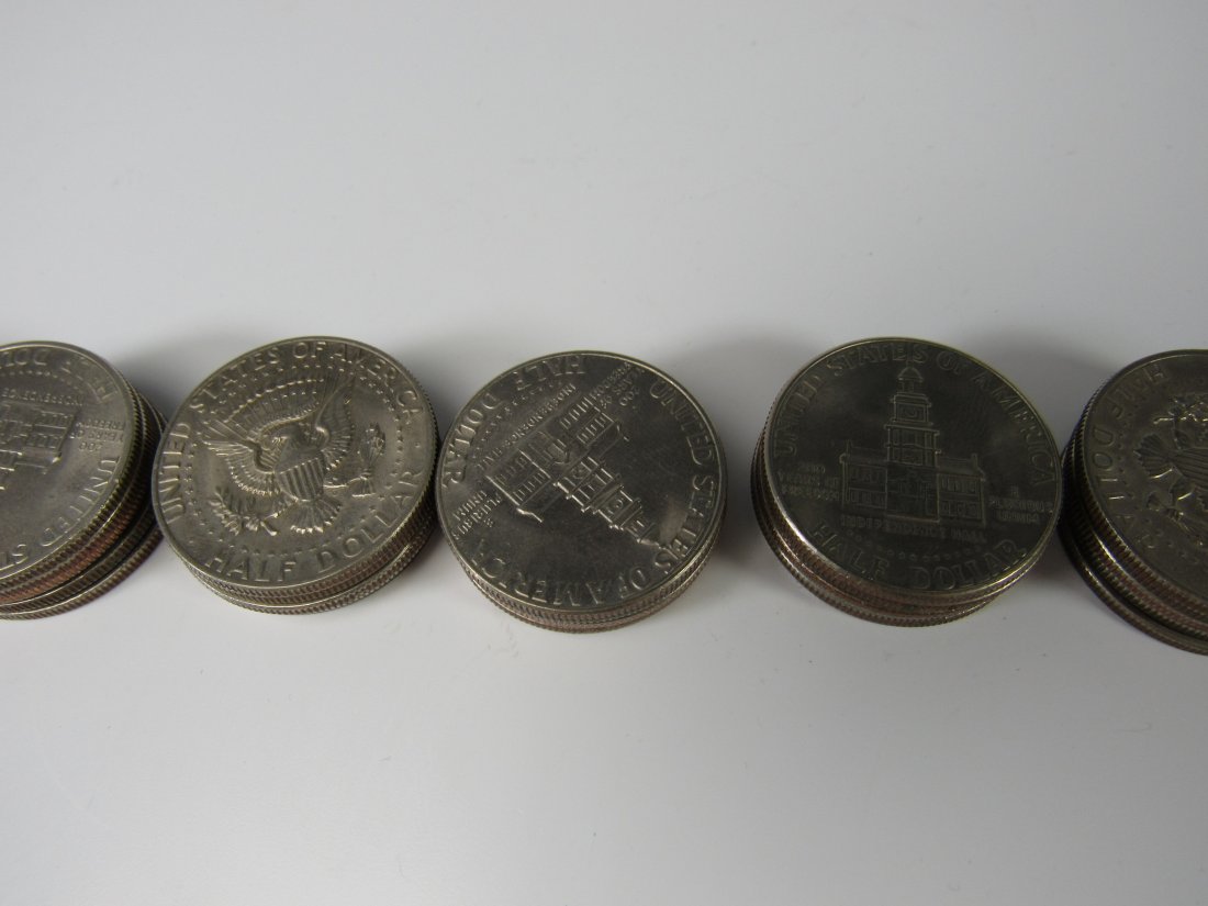 Set of 41 Kennedy half dollar coins 1971-1986 years (1 of 7)