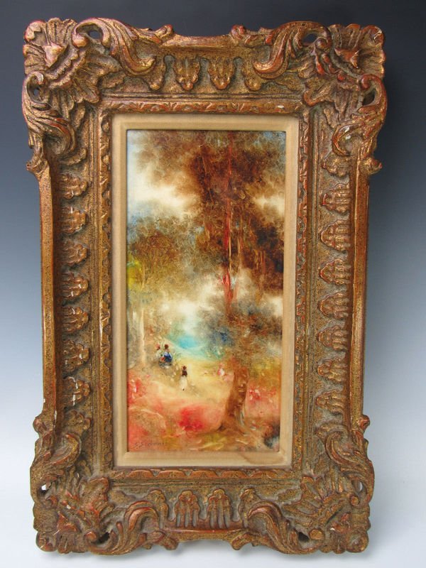 Stefano Sideris Original Oil on Board Framed Painting (1 of 7)