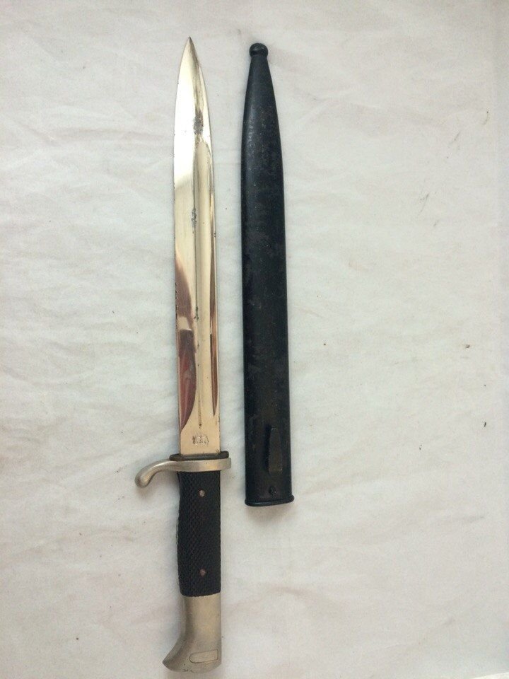 WW2 German K98 ALSCO 10" Blade Bayonet (1 of 6)