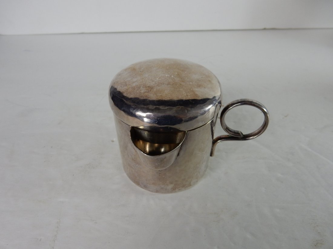 WMF 1940"s German Silver-plate child's cup with lid 2 (1 of 4)