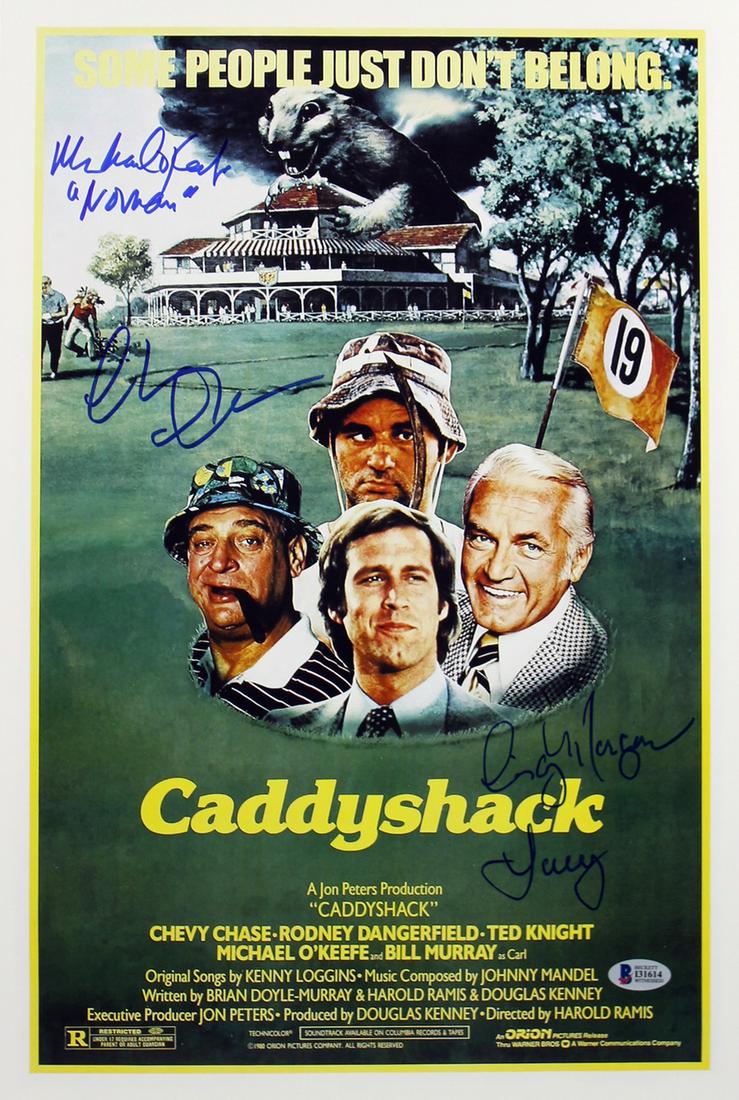 Caddy Shack Cast signed Poster (1 of 1)