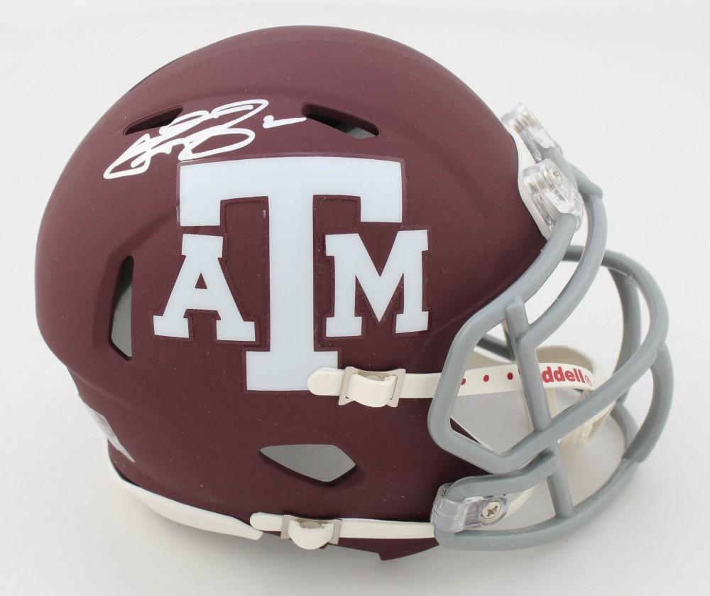 Johnny Manziel Signed Texas A&M Aggies Speed Mini (1 of 1)