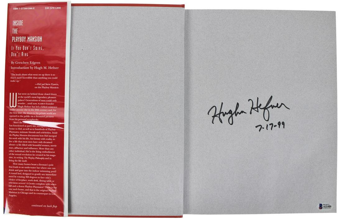 Hugh Hefner signed Book JSA (1 of 3)