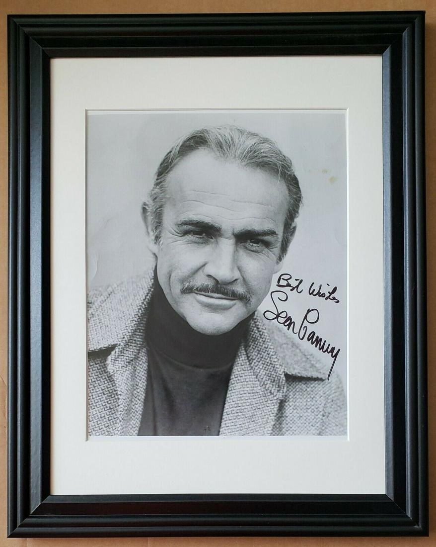 Sean Connery Signed 8x10 Photo Framed Autograph James (1 of 2)