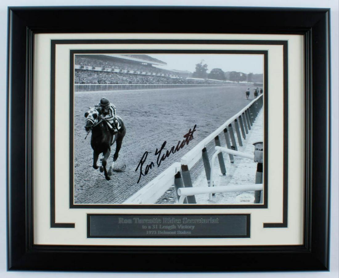 Ron Turcotte Signed Secretariat 1973 Belmont Stakes (1 of 1)