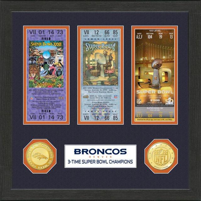 Denver Broncos SB Championship Ticket Collection (1 of 1)