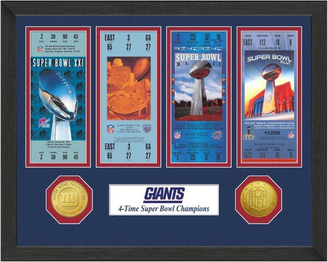 New York Giants  SB Championship Ticket Collection (1 of 1)