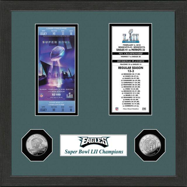 Philadelphia Eagles SB Championship Ticket Collection (1 of 1)