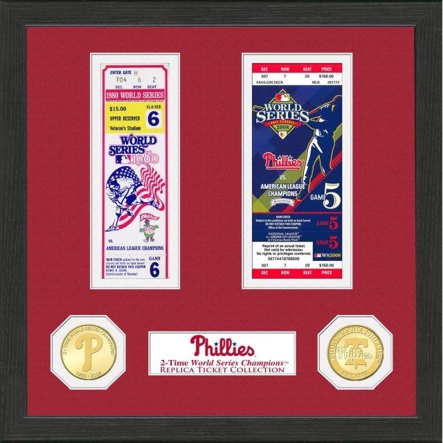 Philadelphia Phillies World Series Ticket Collection (1 of 1)