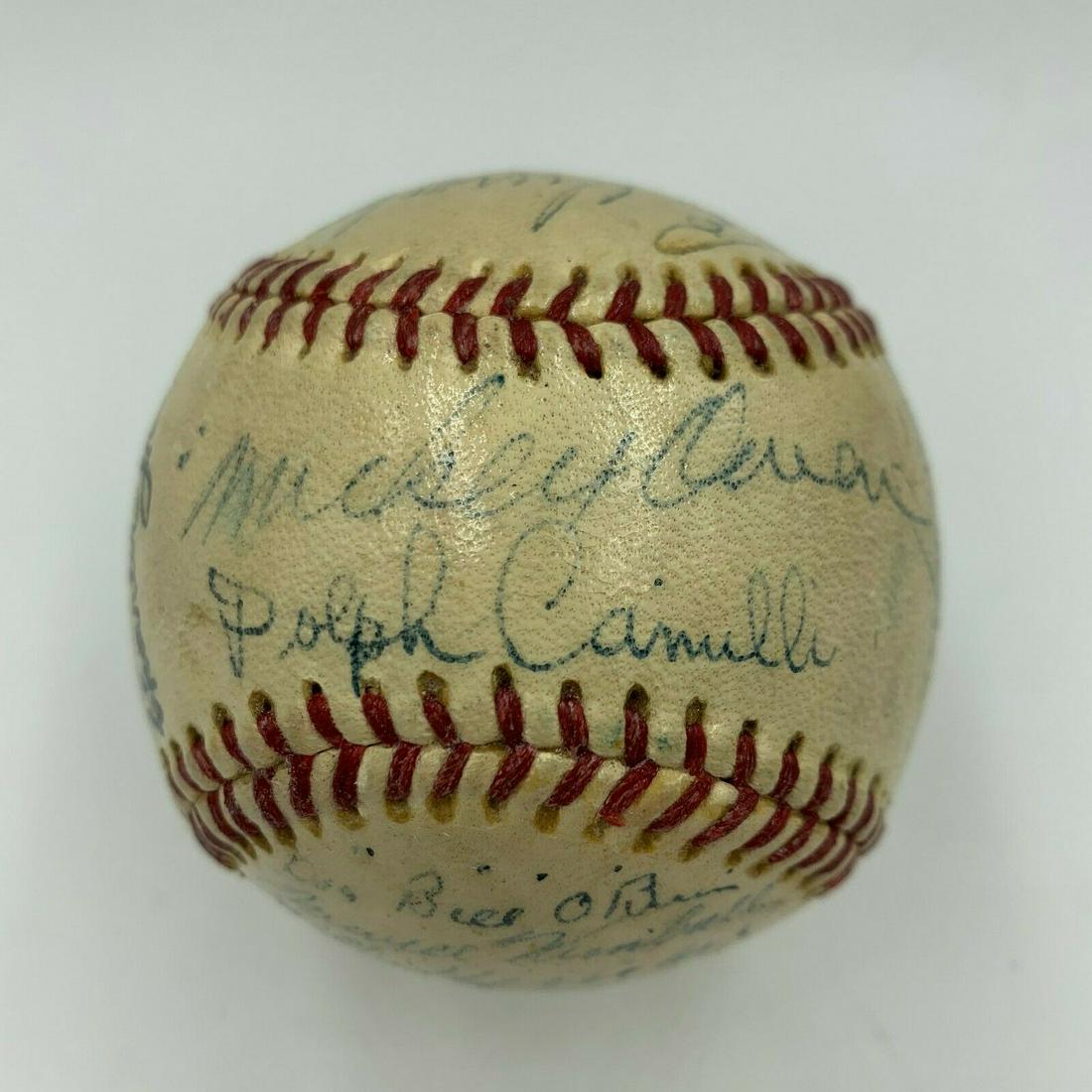 1941 Brooklyn Dodgers Team Signed Baseball With JSA COA (1 of 1)