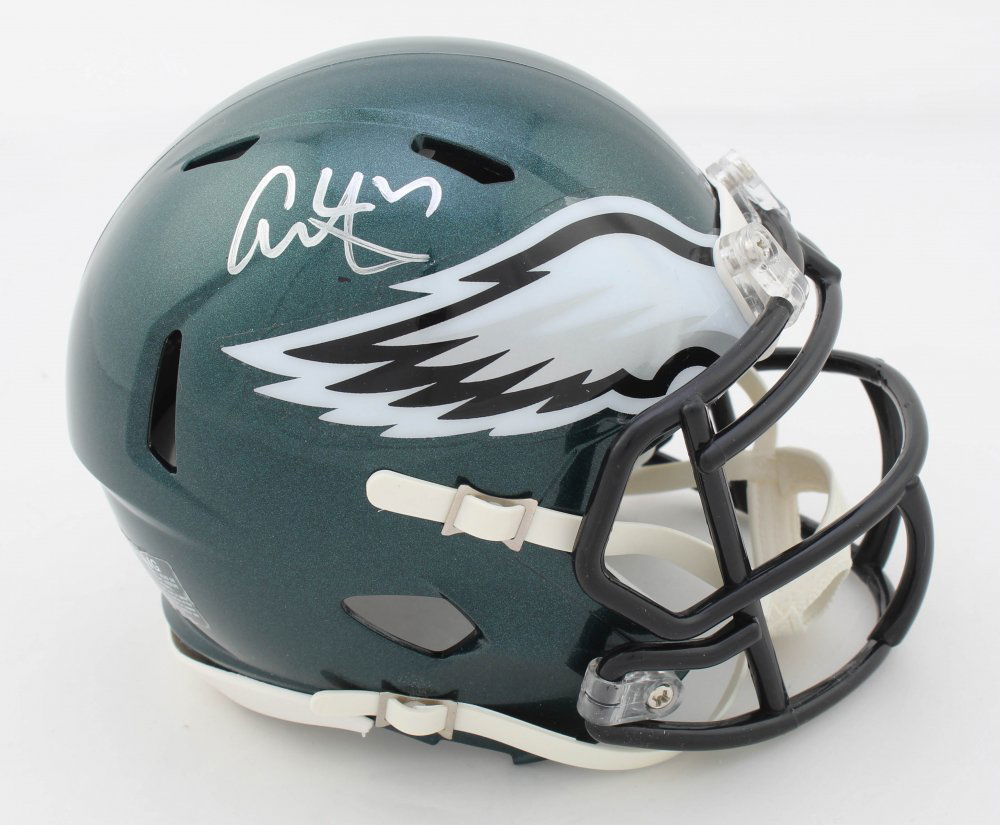 Alshon Jeffery Signed Eagles Speed Mini Helmet (1 of 1)
