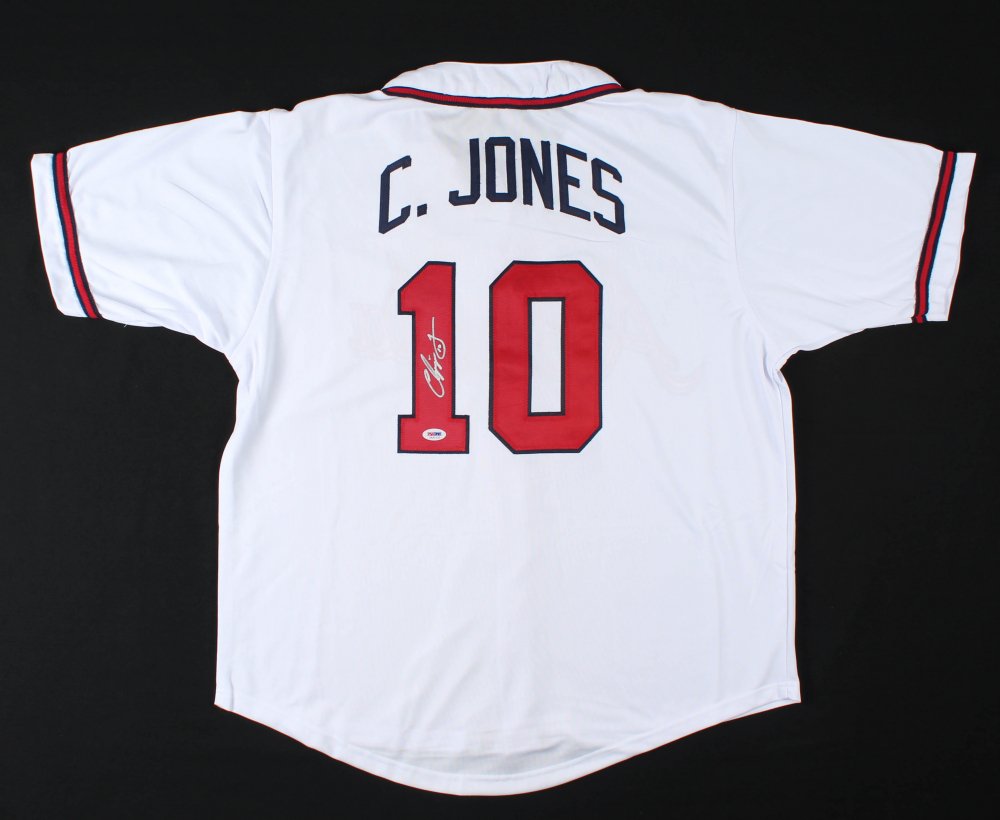 Chipper Jones signed jersey (1 of 1)