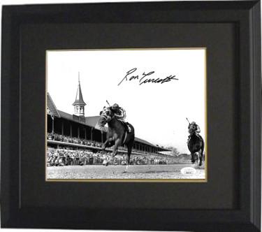 Ron Turcotte signed 1973 Secretariat Kentucky Derby B&W (1 of 1)