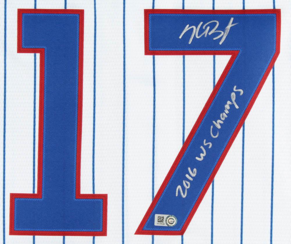 Kris Bryant Signed Cubs Jersey Inscribed "2016 WS (1 of 1)