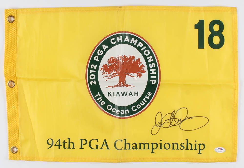 Rory McIlroy Signed 2012 PGA Championship Pin Flag (PSA (1 of 1)