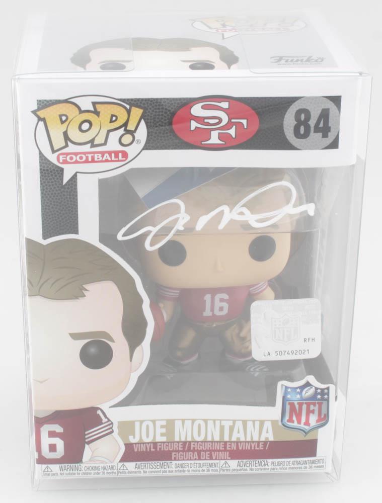 Joe Montana Signed 49ers #84 Funko Pop! Vinyl Figure (1 of 1)