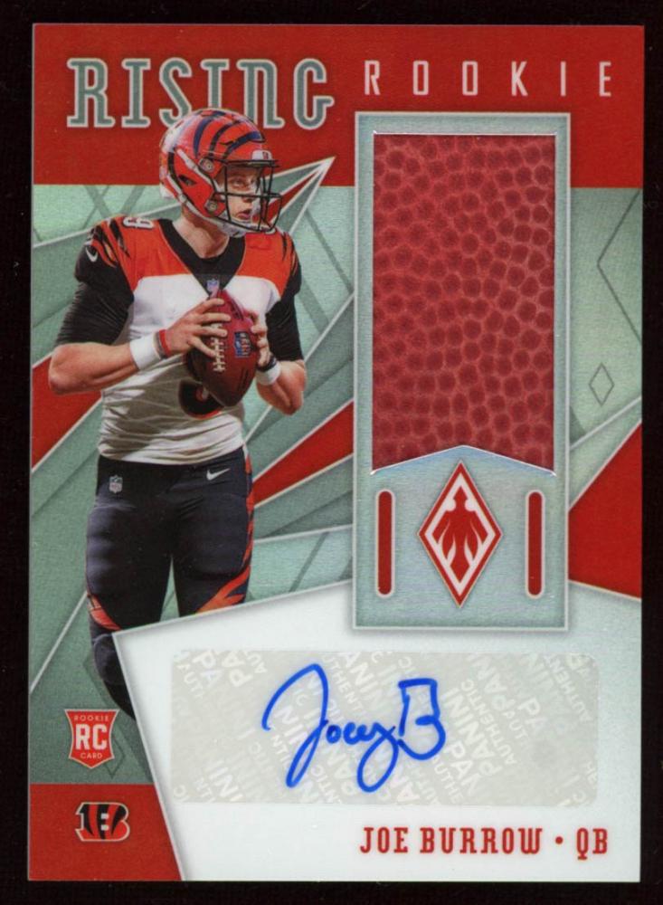 Joe Burrow 2020 Panini Phoenix Rising Rookie Material (1 of 1)