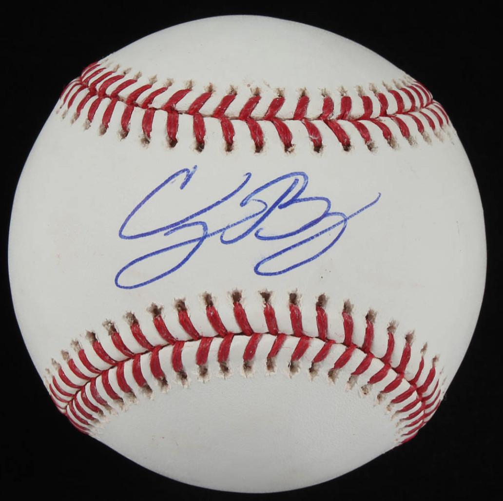 Cody Bellinger Signed OML Baseball (MLB Hologram) (1 of 1)