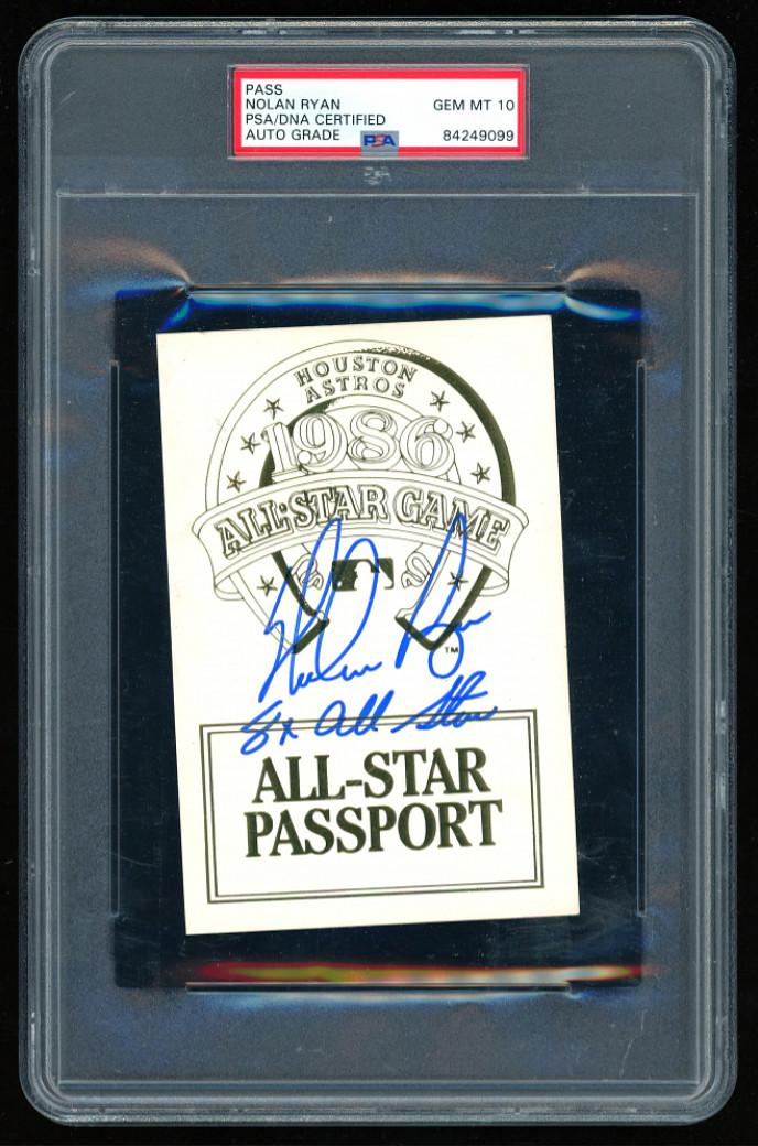 Nolan Ryan Signed 1993 VIP All Access All-Star Game (1 of 1)