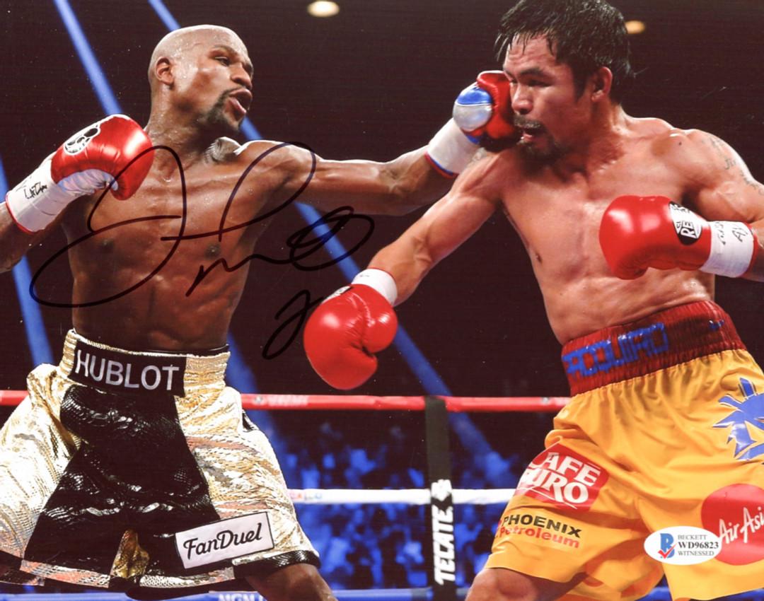 Floyd Mayweather Jr. Signed 8x10 Photo (Beckett COA) (1 of 1)