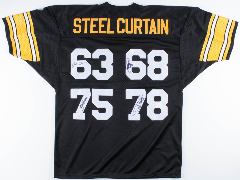 Steel Curtain Jersey Signed by (4) with Joe Greene, (1 of 1)
