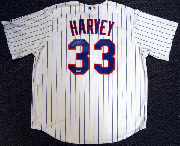 Â New York Mets Matt Harvey Autographed White (1 of 1)
