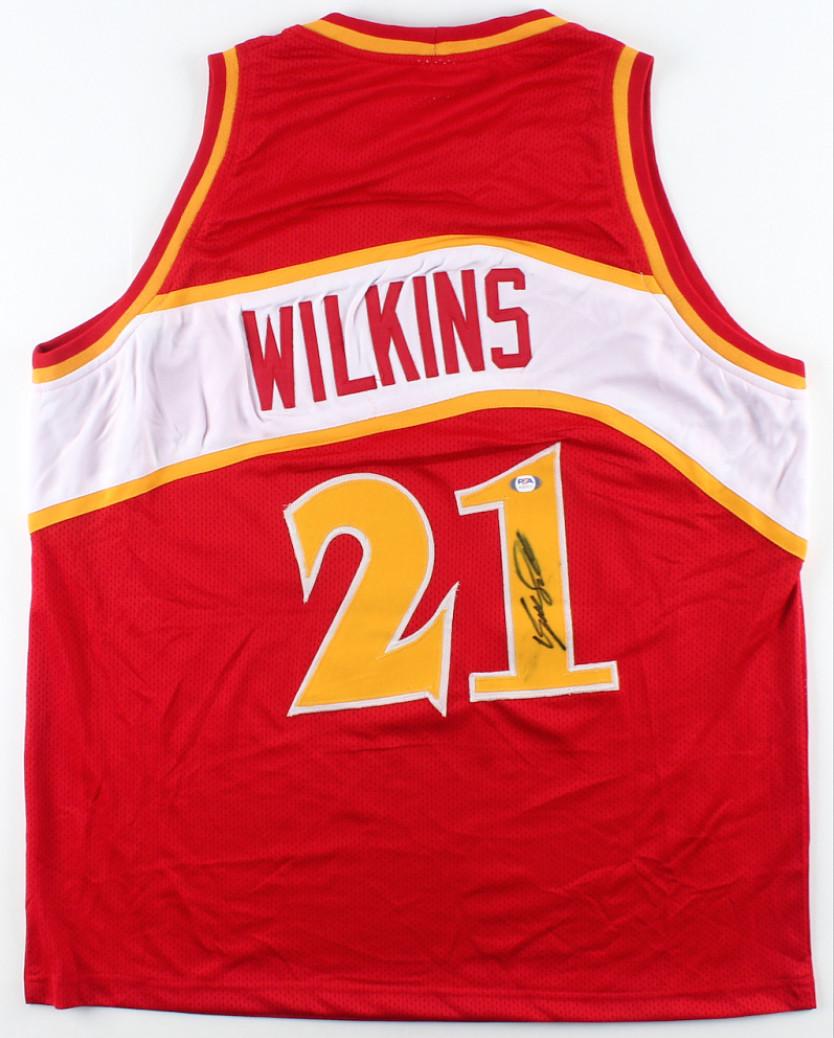 Dominique Wilkins Signed Jersey (PSA COA) (1 of 1)