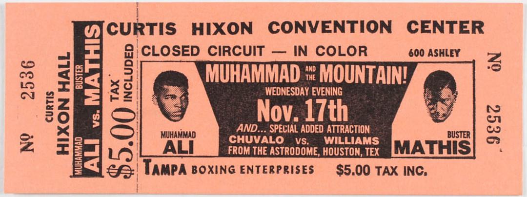 1971 Muhammad Ali vs. Buster Mathis Curtis Hixon (1 of 2)
