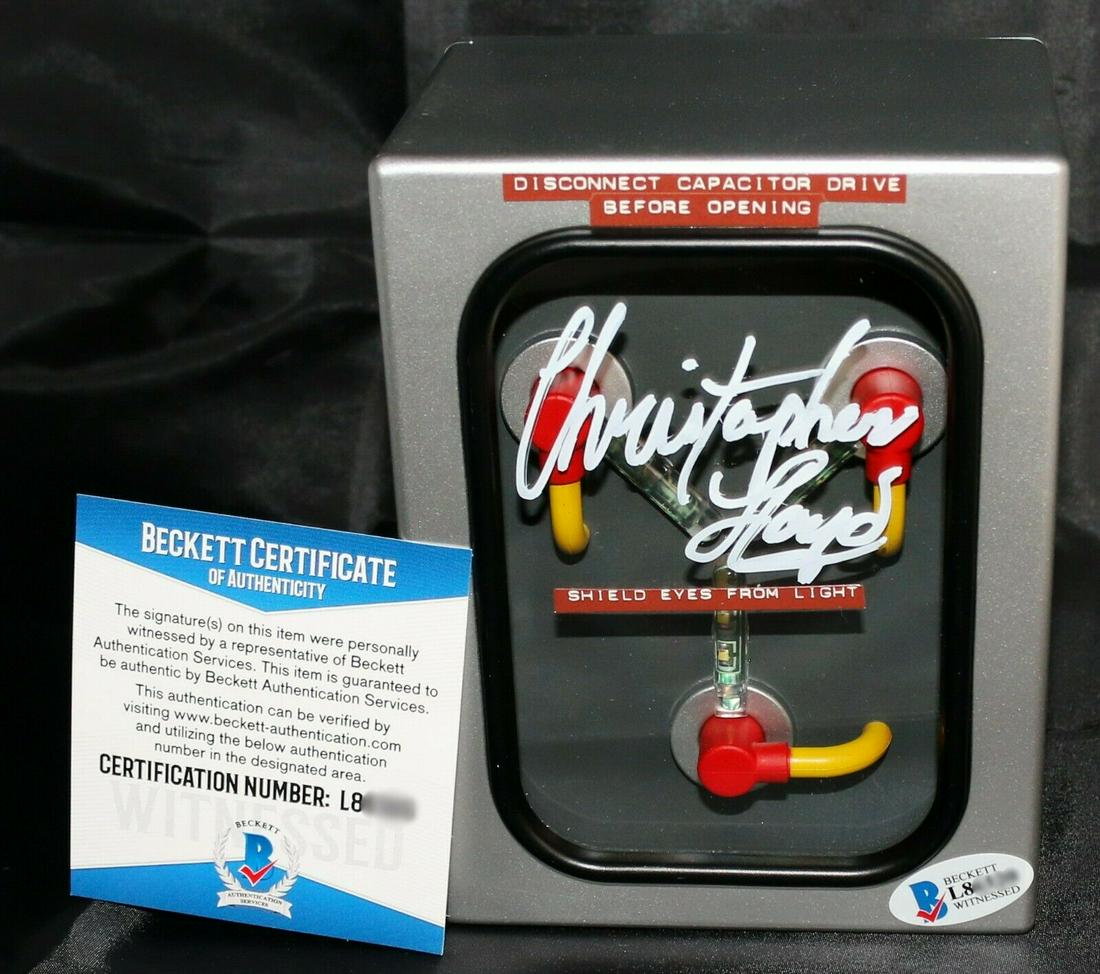 Back To The Future Doc signed Flux Capacitor PSA (1 of 1)