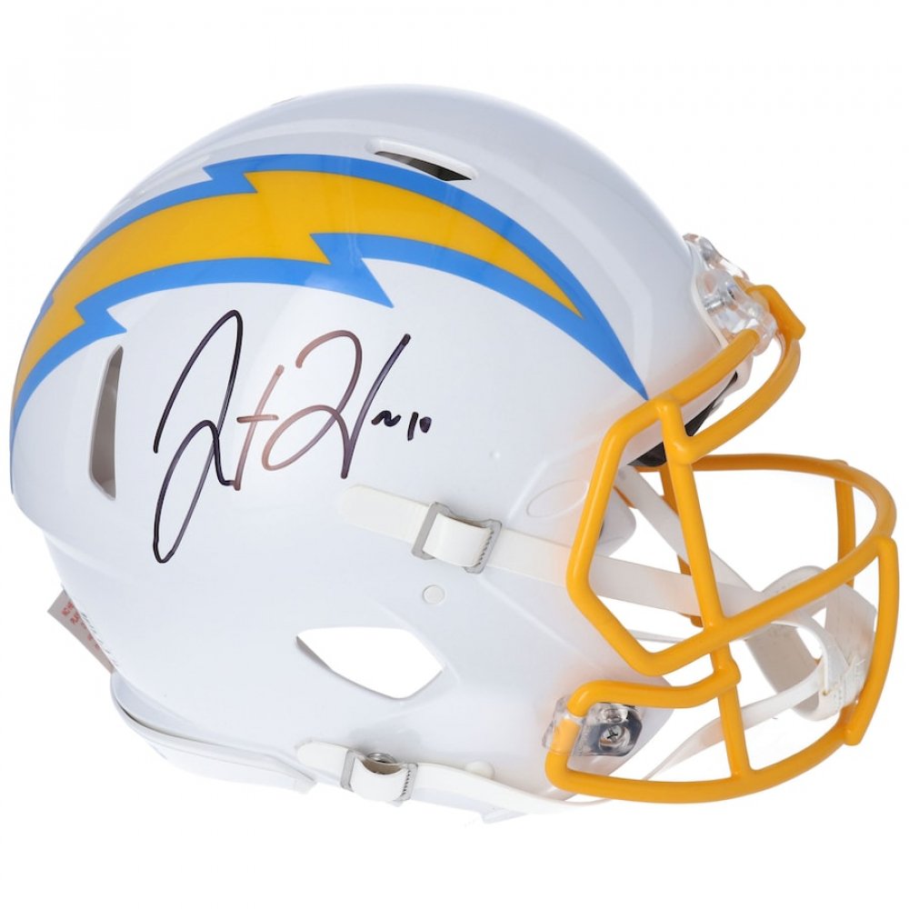Justin Herbert Signed Chargers Full-Size Speed Helmet (1 of 1)