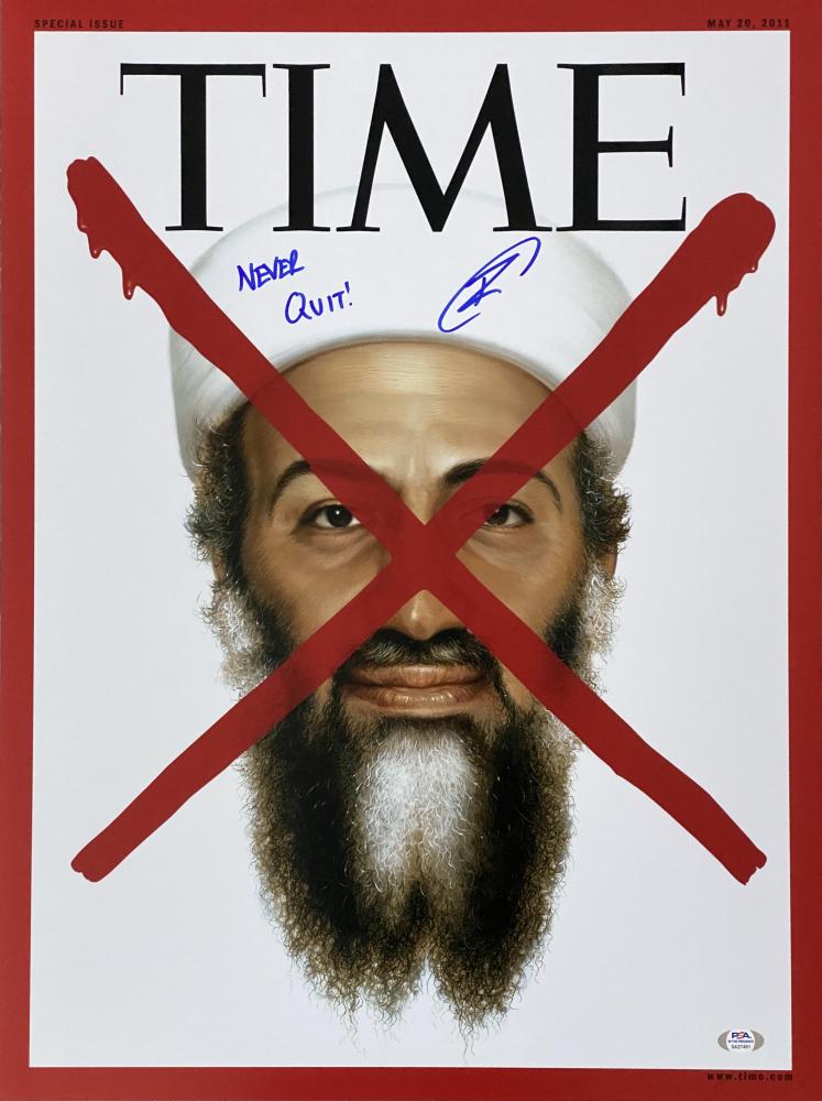 U.S. Navy Seal Robert O'Neill Signed Osama Bin Laden (1 of 2)