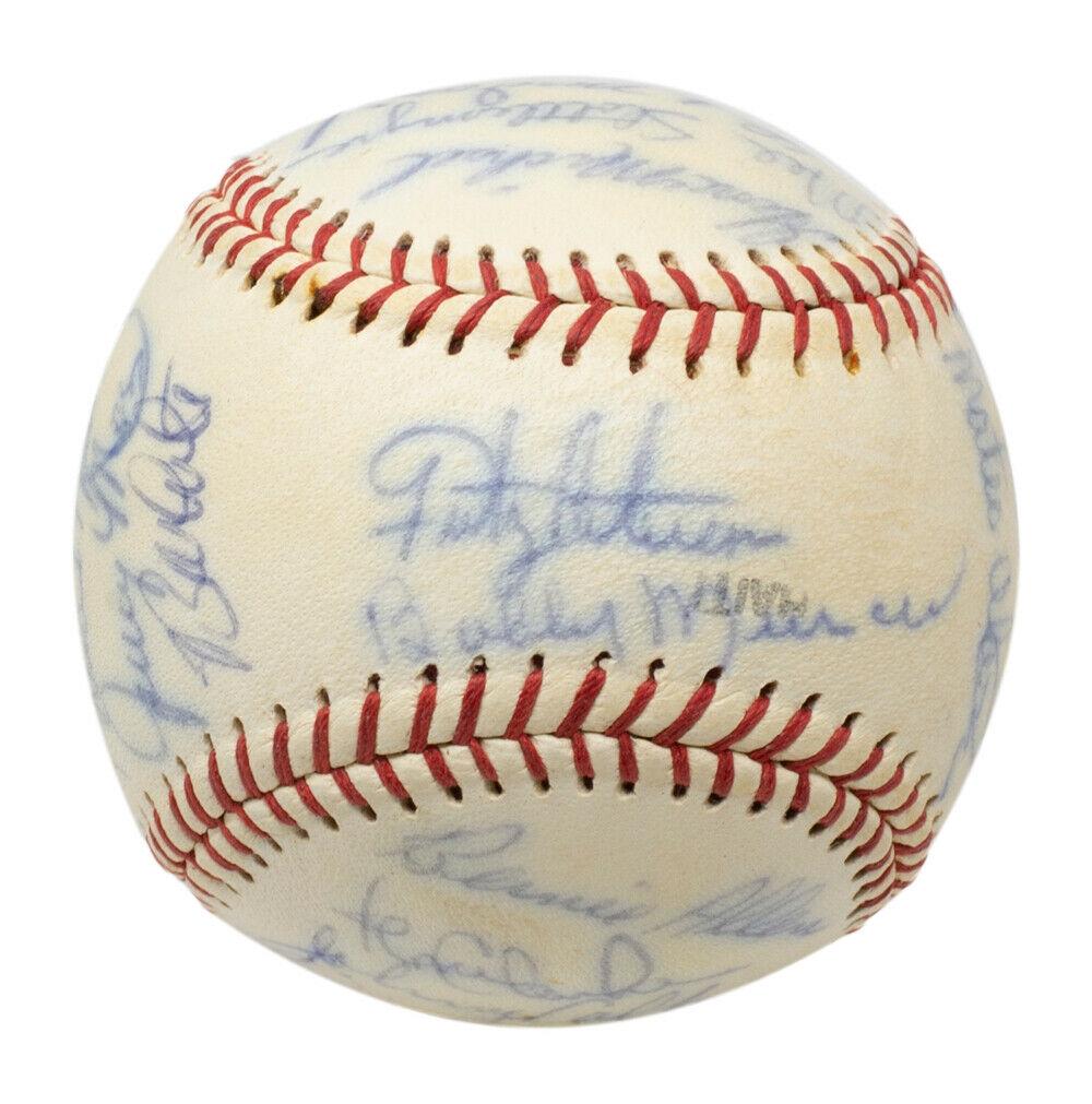 1973 New York Yankees Multi Signed Baseball Thurman (1 of 3)