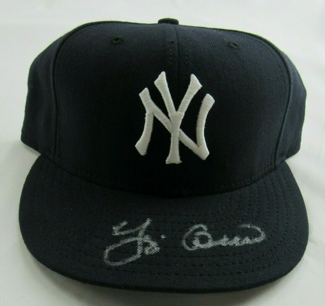 Yogi Berra Signed New Era Fitted Yankees Baseball Cap (1 of 2)