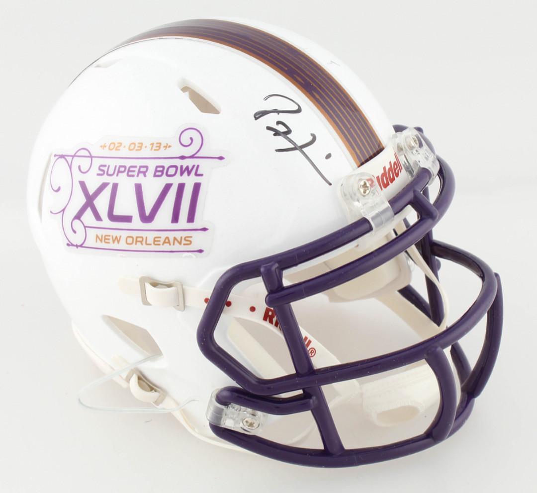 Ray Lewis Signed Ravens Super Bowl XLVII Champions Mini (1 of 1)