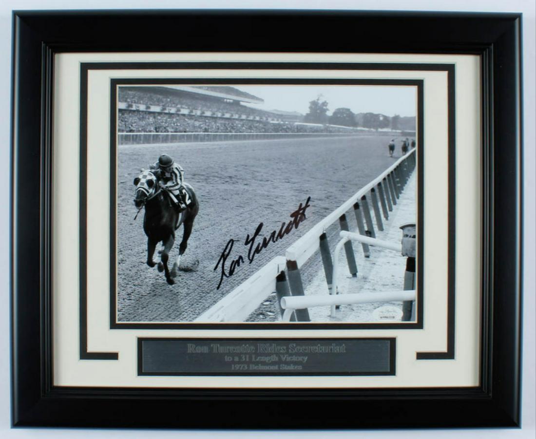 Ron Turcotte Signed Secretariat 1973 Belmont Stakes (1 of 1)