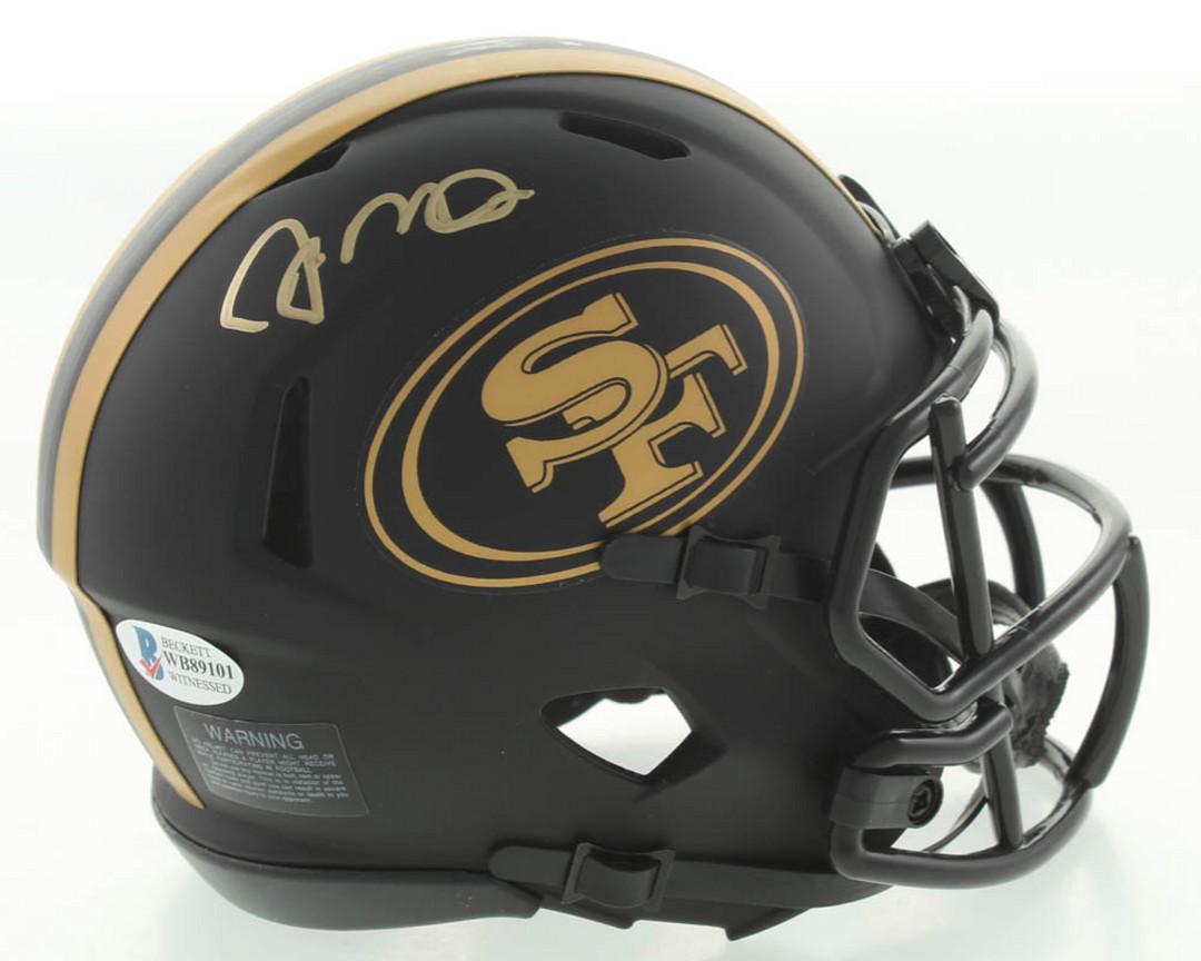 Joe Montana Signed 49ers Eclipse Alternate Speed Mini (1 of 1)