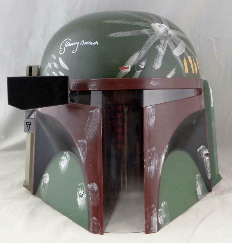 Jeremy Bulloch Autographed Star Wars Boba Fett Helmet - (1 of 1)