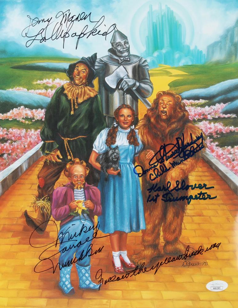 "The Wizard of Oz" 11x14 Photo Print Cast-Signed by (4) (1 of 1)