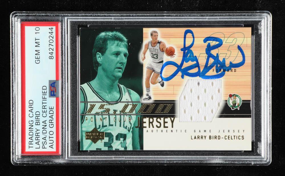 Larry Bird Signed 2001-02 Upper Deck 15000 Point Club (1 of 2)
