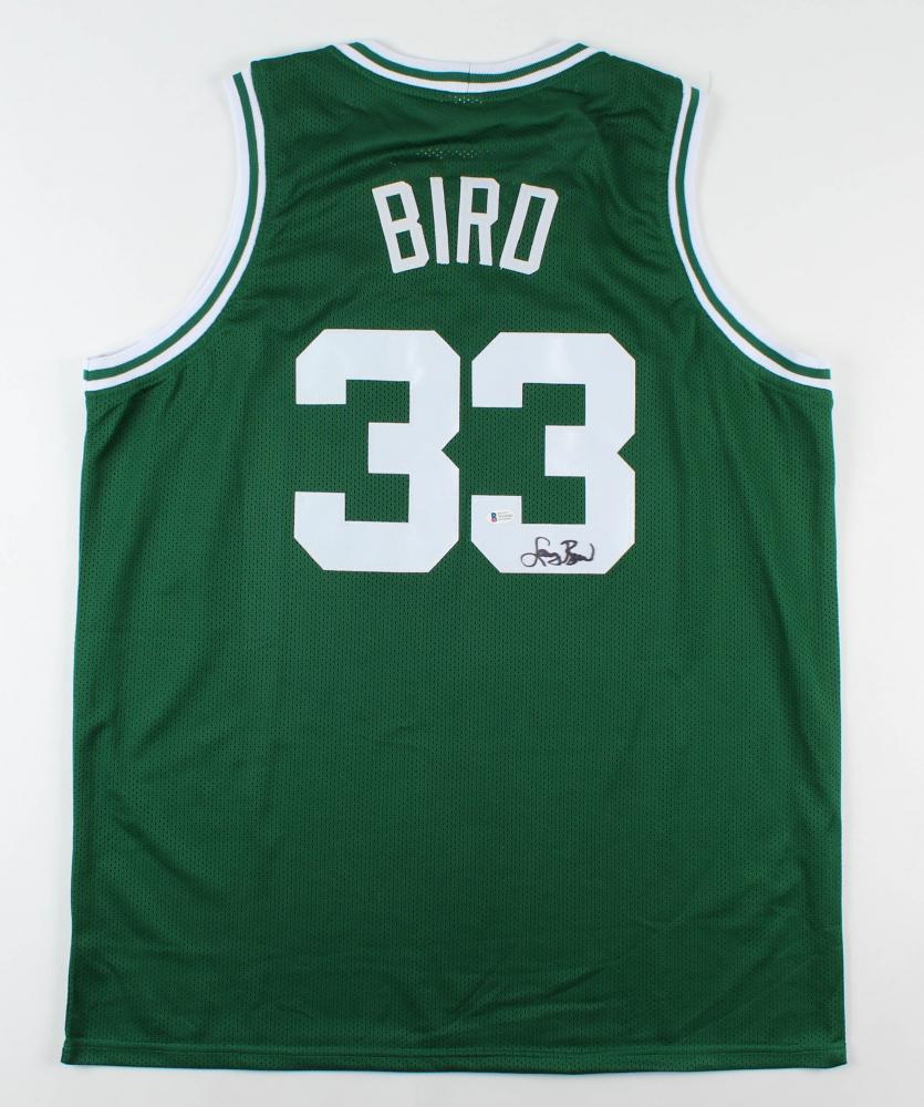Larry Bird Signed Jersey (Beckett COA) (1 of 2)