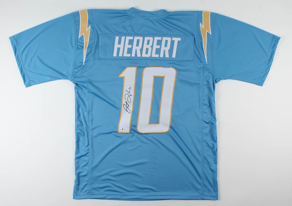 Justin Herbert Signed Jersey (Beckett COA) (1 of 2)