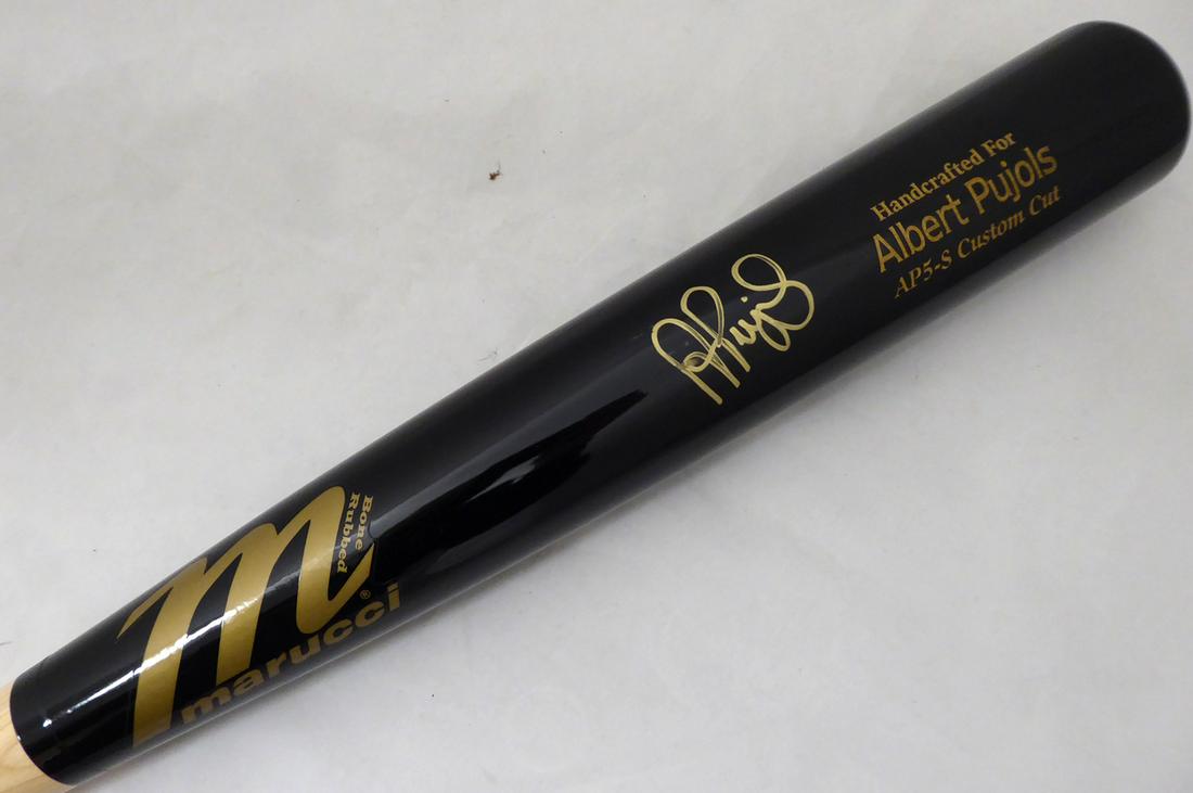 Albert Pujols Autographed Marucci Game Model Bat Los: Albert Pujols Autographed Marucci Game Model Bat Los Angeles Angels Beckett