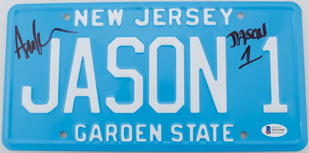 Ari Lehman Signed "Friday the 13th" New Jersey License (1 of 1)