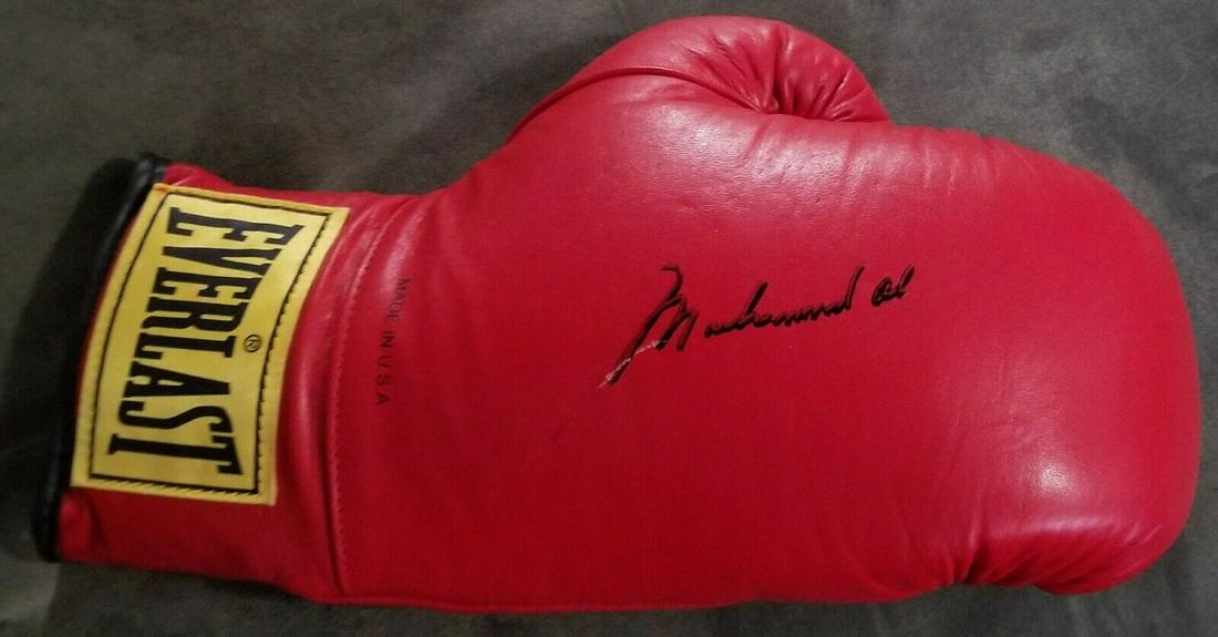 Muhammad Ali hand signed Boxing glove (1 of 2)
